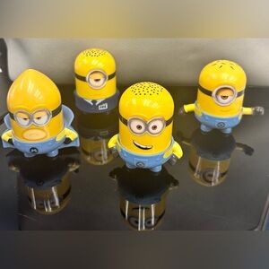 Collectible Yellow and Blue Minion Figurines